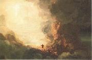 Thomas Cole Study for The Cross and the World:The Pilgrim of the Cross at the End of His Journey (mk13) oil painting reproduction